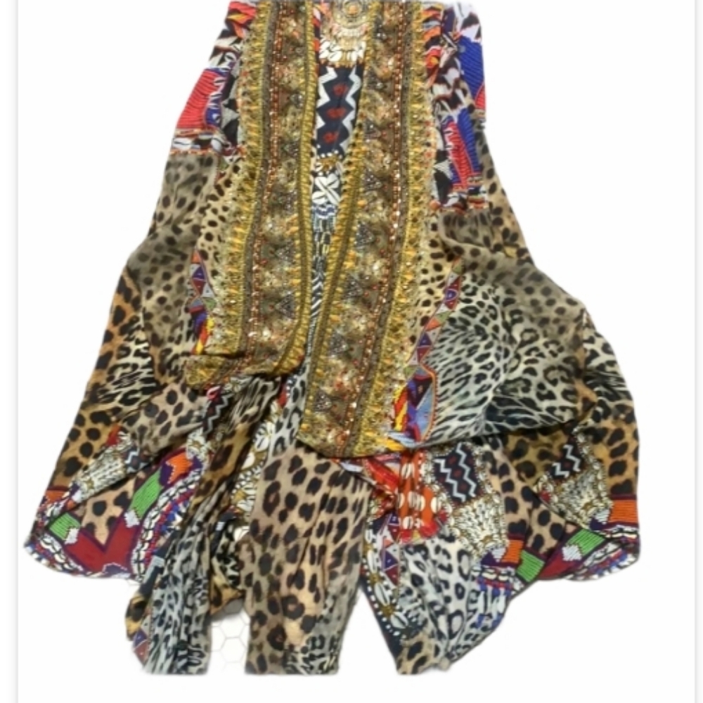Camilla Franks "Birds Eye View Multiwear Silk Vest